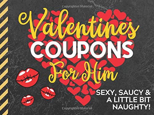 Coupons Valentines Day Coupon Book For Him Sexy, Saucy and a Little Bit Naughty