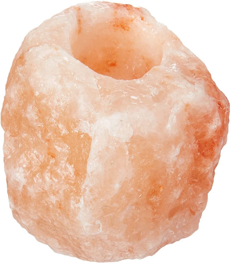 Himalayan Salt Natural Crystal Rock Tea Light Candle Holder