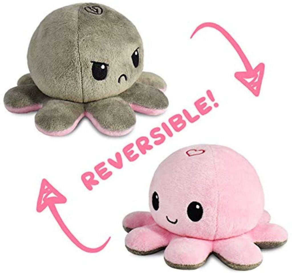 The Original Reversible Octopus Plushie TeeTurtle’s Patented Design Show your mood without saying a word!