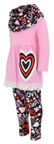 Unique Baby Girls Valentine's Day Outfit Layered Heart Crochet