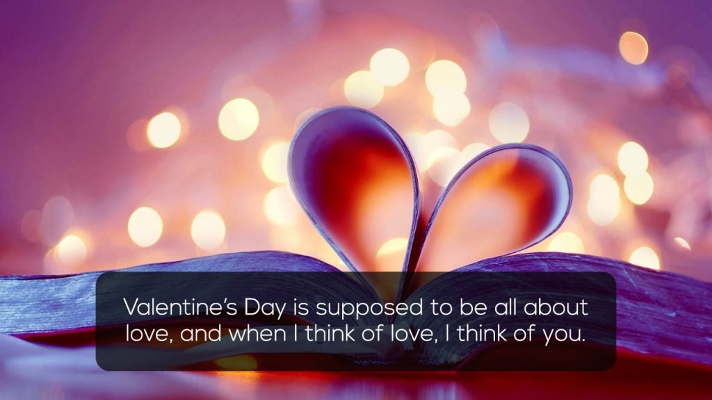 Valentine Day is supposed to be all about love