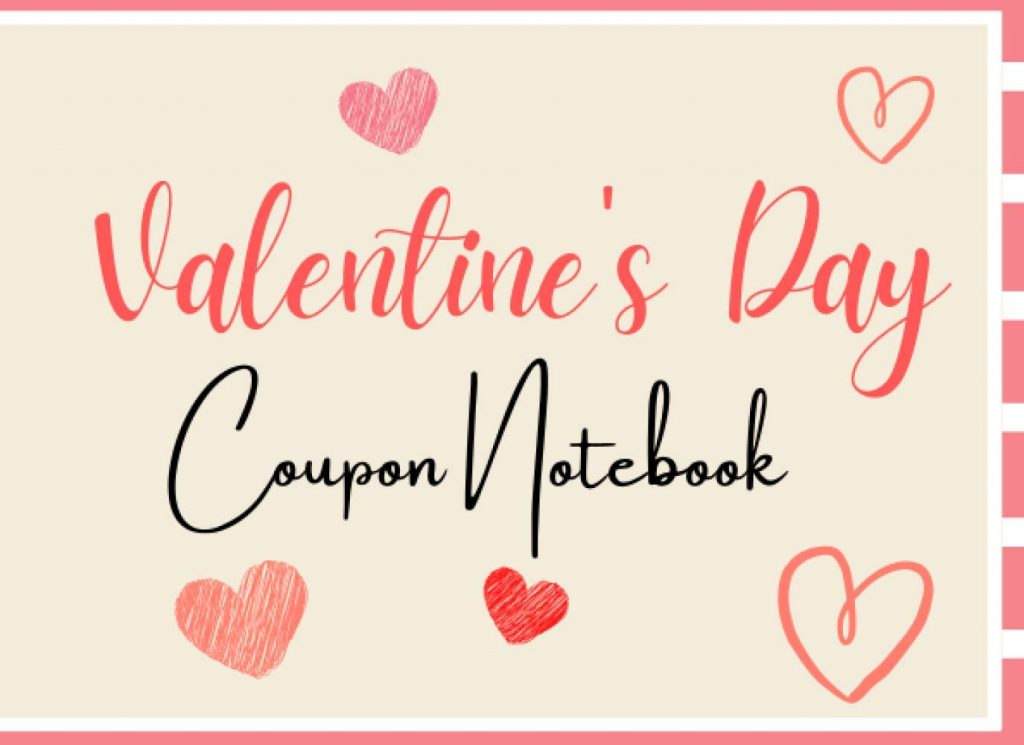 Valentine's Day Coupon Notebook Valentine's Day Gift Fun Coupon Book best Valentines Gifts For Him