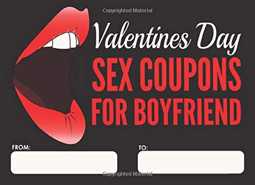 Valentines Day Sex Coupons For Boyfriend Love Gift For Him