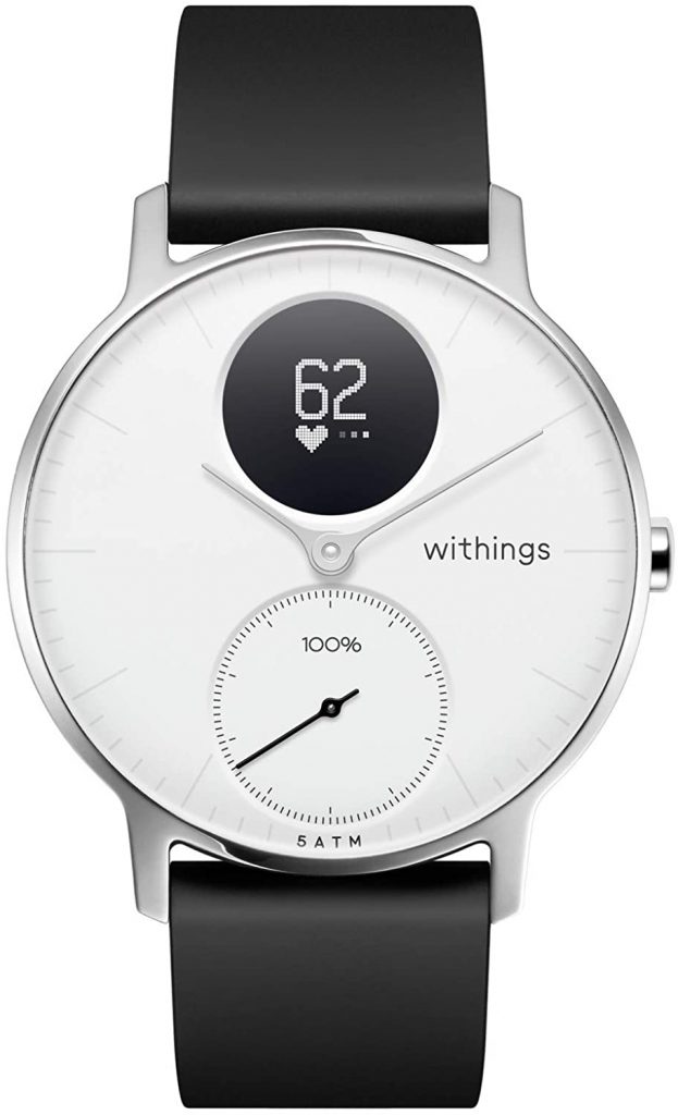 valentine day gifts for dad Withings Steel HR Hybrid Smartwatch - Activity Sleep Fitness and Heart Rate Tracker with Connected GPS