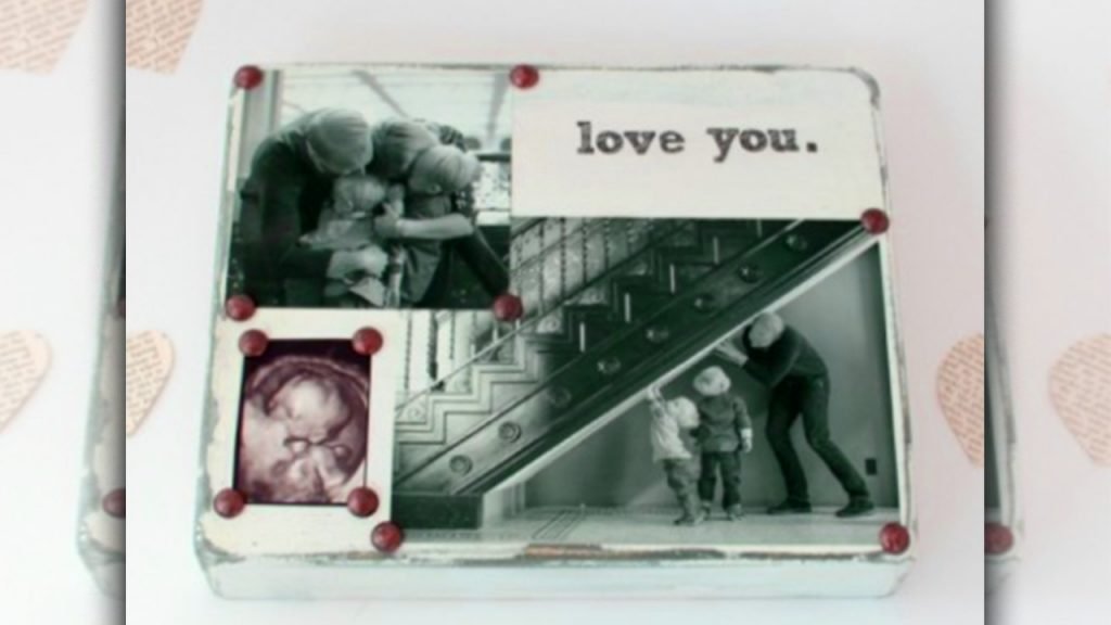 valentine day homemade gift ideas photo block