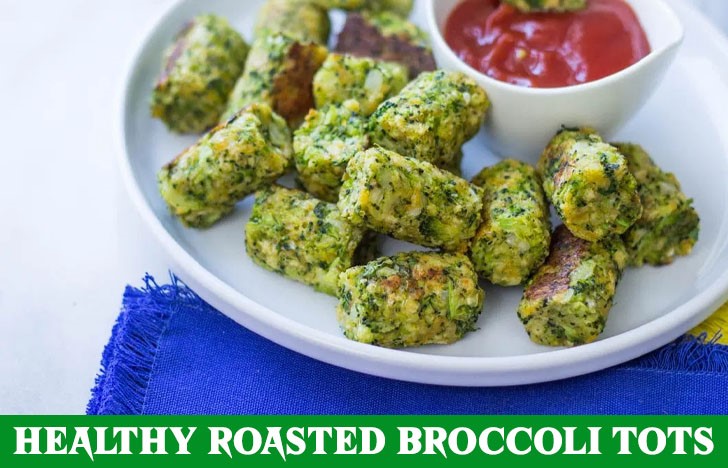 St. Patrick's Day Appetizer Ideas of Healthy Roasted Broccoli Tots