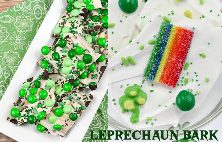 St. Patrick's Day Appetizer Ideas of Leprechaun Bark