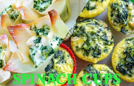 St. Patrick's Day Appetizer Ideas of Spinach cup