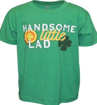 Unique Baby Boys Handsome Little Lad St Patrick's Day T-Shirt