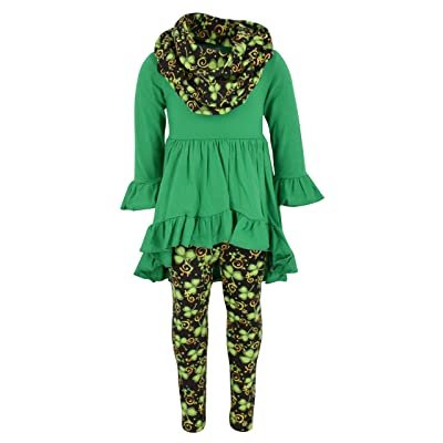 Unique Baby Girls St Patrick's Day Luck of The Irish Legging Set outfit