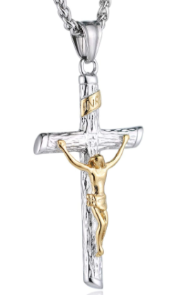 Crucifix Cross Pendant Baptism Christian