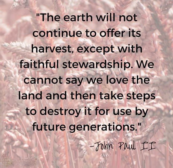 Earth day quotes John Paul II