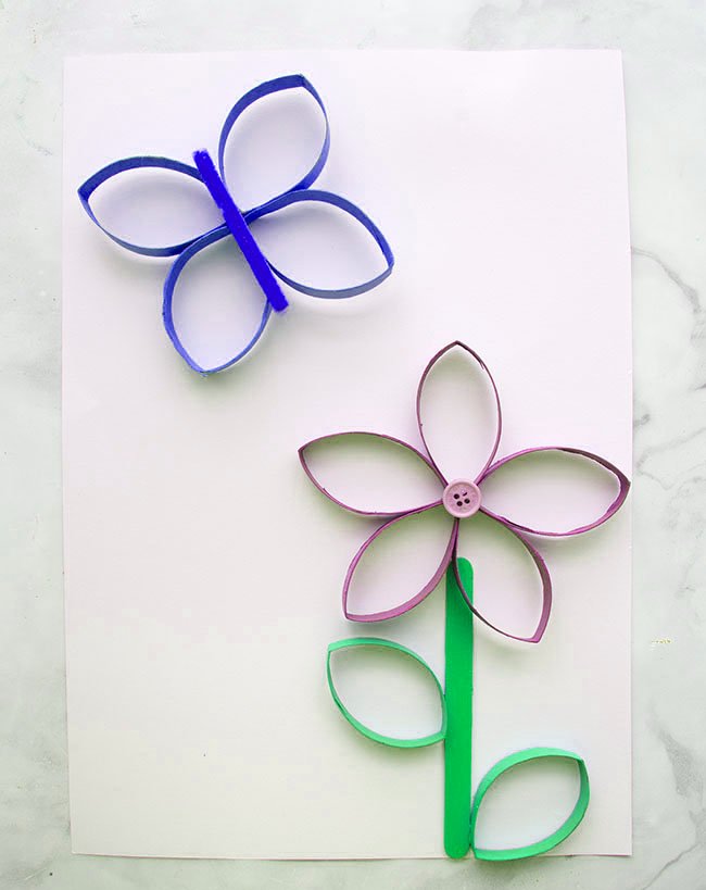 Paper Roll Flowers