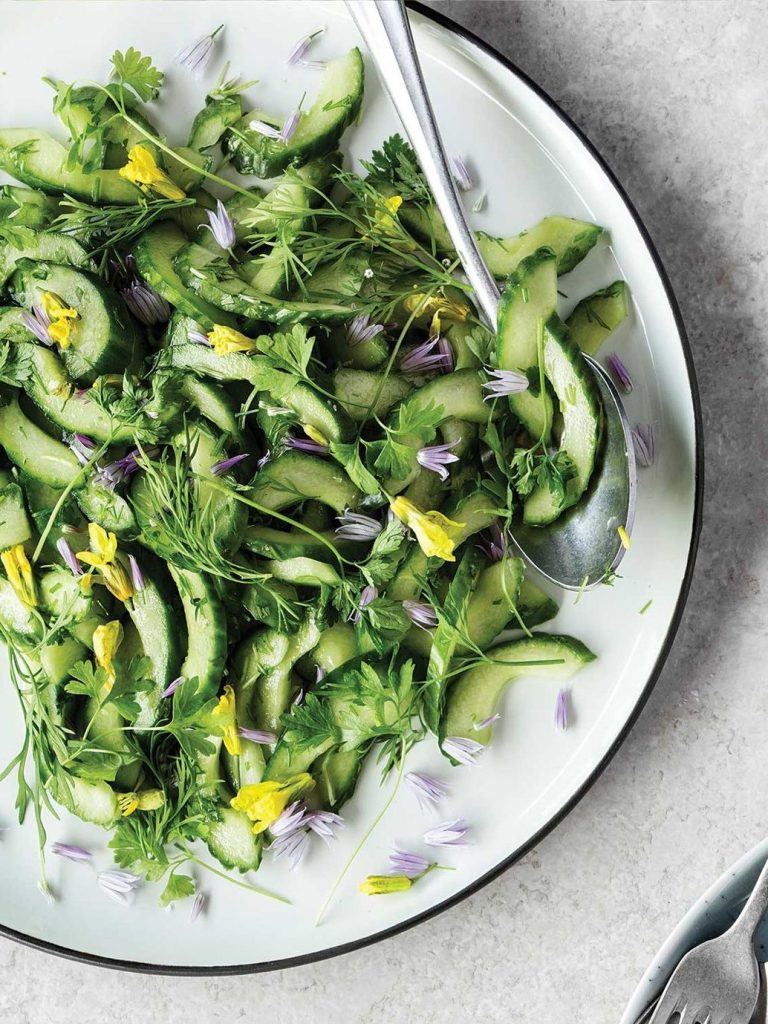 Salad Cucumber Salted Delicious Spring Equinox Food Ideas 2021