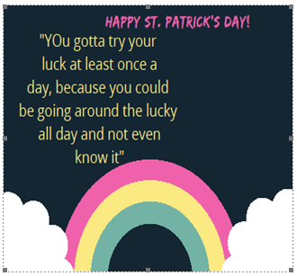St Patrick’s Day Phrases by Jimmy Dean