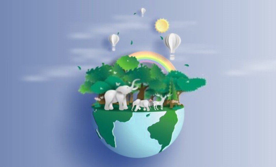 earth day poster of animal wild life 2