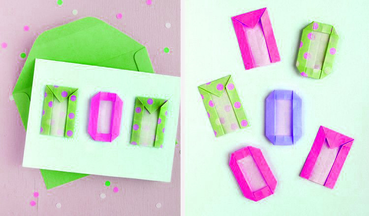 mothers day origami card