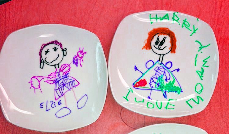 mothers day plates mother's day activities for toddlers