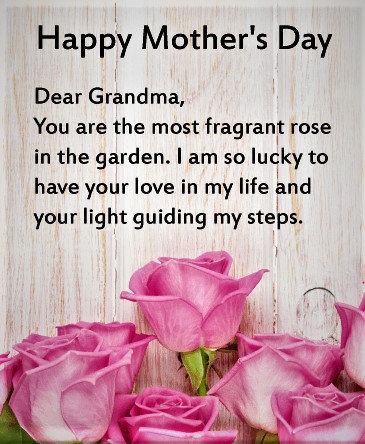 mother's day wishes for grandmother