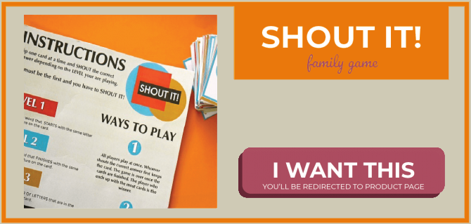 shout it product banner good friday game