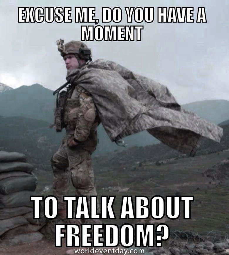 Excuse Me Do You Have A Moment To Talk About Freedom meme