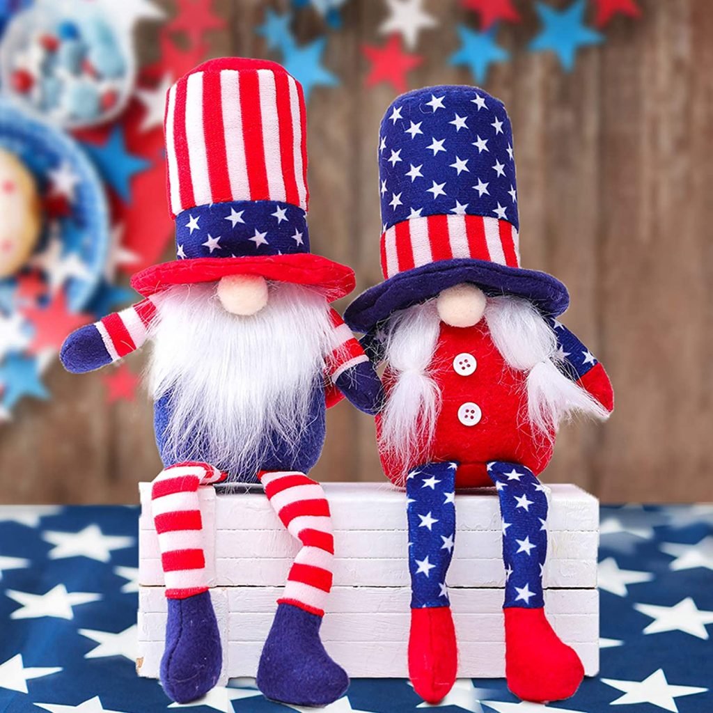 Faceless Doll Gnomes Couple memorial day gifts