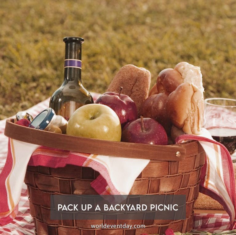 Pack up a backyard picnic