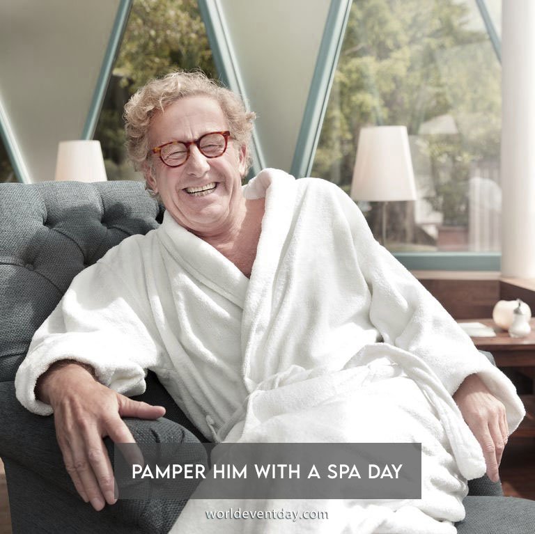 Pamper him with a spa day