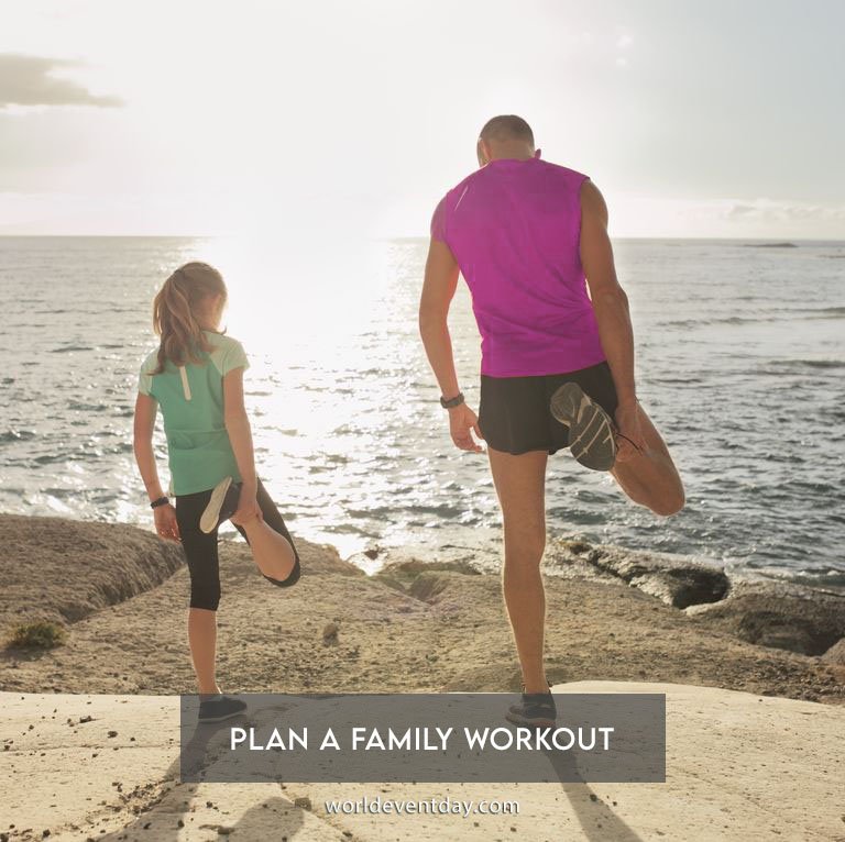 Plan a family workout