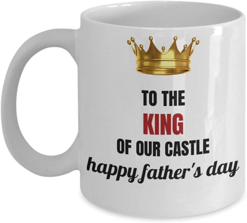 To the king of our castle mug
