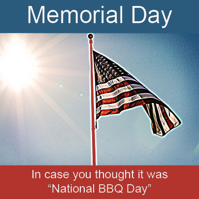 meme of Memorial Day National BBQ day