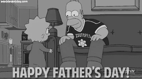 Simpson Happy Father's Day Gif