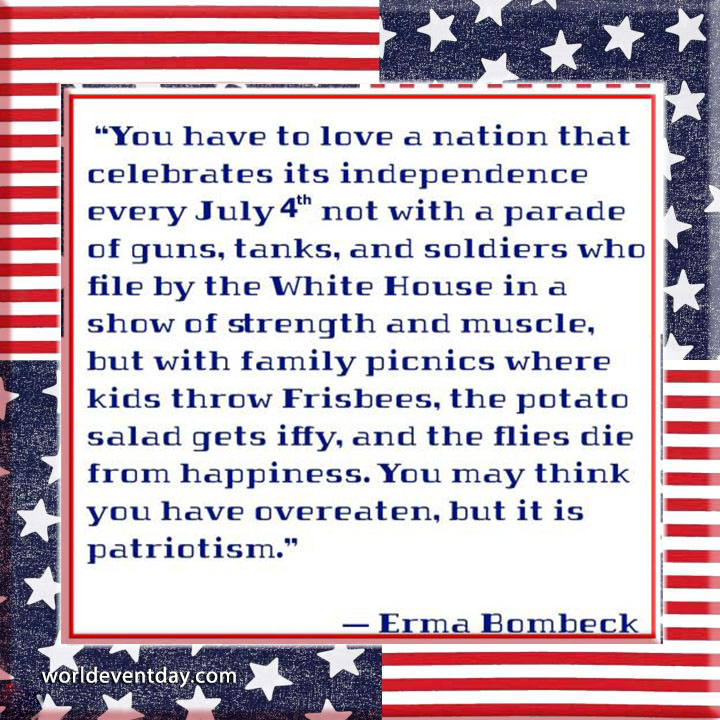 celebration independence day usa quote