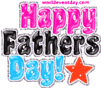 happy fathers day glitters gif